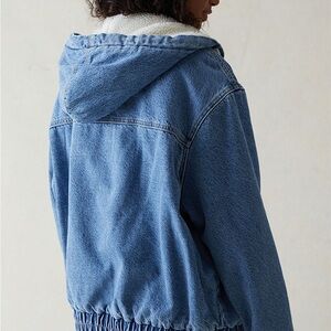 PacSun Light Blue Hooded Denim Jacket